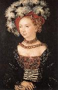 CRANACH, Lucas the Elder Portrait of a Young Woman dfg China oil painting reproduction